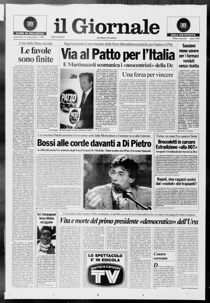 Il giornale : quotidiano del mattino